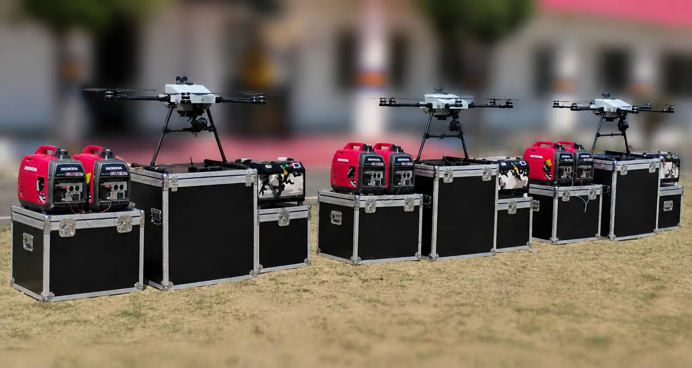 KapYah tethered aircraft with ground power equipment